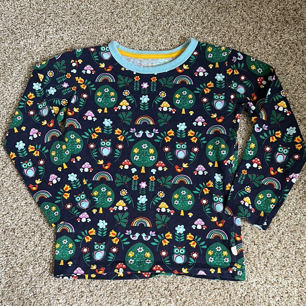 LITTLE BIRD BY JOOLS OLIVER  🍄toadstool LS tee. 🌈🍄
Excellent condition
